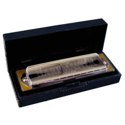 SUZUKI  HARPMASTER Harmonica diatonique en Ré - Finition chromée