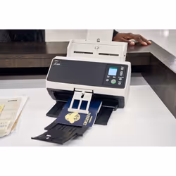 Fujitsu fi-8250 Numériseur chargeur automatique de documents (adf) + chargeur manuel 600 x 600 DPI A4 Noir, Gris - Vue supplémentaire 7