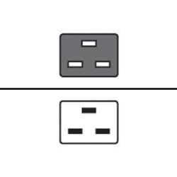 HPE AF574A câble électrique Gris 2 m Coupleur C20 Coupleur C19