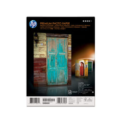 HP Premium Satin 20 sht/A2+/458 x 610 mm (18 x 24 in) papier photos Blanc