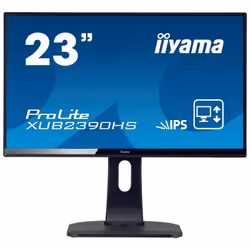 iiyama ProLite XUB2390HS-B1, 58,4 cm (23"), 1920 x 1080 pixels, Full HD, LED, 5 ms, Noir