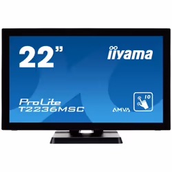iiyama ProLite T2236MSC-B2, 54,6 cm (21.5"), 1920 x 1080 pixels, LED, 8 ms