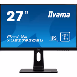 iiyama ProLite XUB2792QSU-B1, 68,6 cm (27"), 2560 x 1440 pixels, Quad HD, LED, 5 ms, Noir