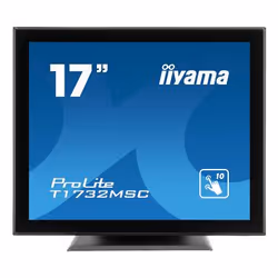 iiyama ProLite T1732MSC-B5X écran plat de PC 17" SXGA LED Écran tactile Noir