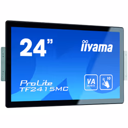 iiyama ProLite TF2415MC-B2 écran plat de PC 23.8" Full HD VA Écran tactile Multi-utilisateur Noir