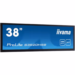 iiyama S3820HSB-B1, Écran plat de signalisation numérique, 96,5 cm (38"), LED, 1920 x 540 pixels, 24/7