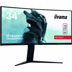 iiyama G-MASTER GB3466WQSU-B1 LED display 34" UltraWide Quad HD Noir