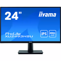 iiyama ProLite XU2493HSU-B1, 60,5 cm (23.8"), 1920 x 1080 pixels, Full HD, LED, 4 ms, Noir