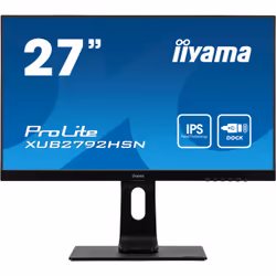 iiyama ProLite XUB2792HSN-B1, 68,6 cm (27"), 1920 x 1080 pixels, Full HD, LED, 4 ms, Noir