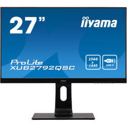 iiyama ProLite XUB2792QSC-B1 écran plat de PC 27" Wide Quad HD LED Noir