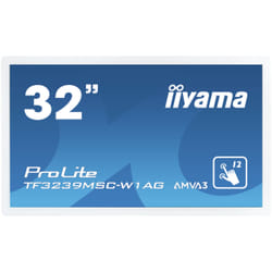 iiyama ProLite TF3239MSC-W1AG écran plat de PC 31.5" Full HD LED Écran tactile Multi-utilisateur Blanc