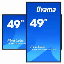 iiyama ProLite TF4939UHSC-B1AG, 124,5 cm (49"), 3840 x 2160 pixels, 4K Ultra HD, LED, 8 ms, Noir