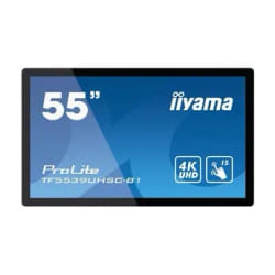 iiyama ProLite TF5539UHSC-B1AG écran plat de PC 139,7 cm (55") 3840 x 2160 pixels 4K Ultra HD LED Écran tactile Multi-utilisateur Noir