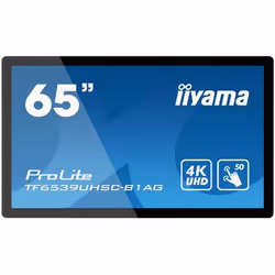 iiyama TF6539UHSC-B1AG, Écran plat interactif, 165,1 cm (65"), LCD, 3840 x 2160 pixels