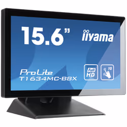 iiyama ProLite T1634MC-B8X, 39,6 cm (15.6"), 1920 x 1080 pixels, Full HD, LED, 25 ms, Noir