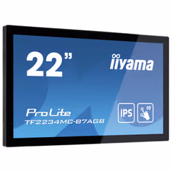 iiyama ProLite TF2234MC-B7AGB écran plat de PC 21.5" Full HD LED Écran tactile Multi-utilisateur Noir