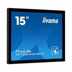 iiyama TF1534MC-B7X, 38,1 cm (15"), 1024 x 768 pixels, XGA, 370 cd/m², Multi-utilisateur, 7H