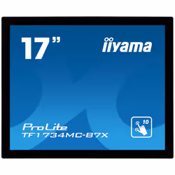 iiyama TF1734MC-B7X, 43,2 cm (17"), 1280 x 1024 pixels, SXGA, 350 cd/m², 0,264 x 0,264 mm, 1000:1