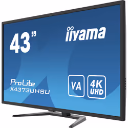 iiyama ProLite X4373UHSU-B1 écran plat de PC 108 cm (42.5") 4K Ultra HD Noir - Vue supplémentaire 4