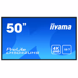 iiyama LH5042UHS-B3, Carte A numérique, 125,7 cm (49.5"), VA, 3840 x 2160 pixels, 18/7
