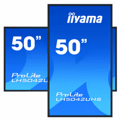 iiyama LH5042UHS-B3 affichage de messages Carte A numérique 49.5" VA 500 cd/m² 4K Ultra HD Noir Android 8.0 18/7