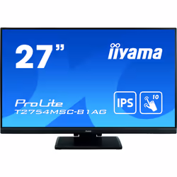 iiyama ProLite T2754MSC-B1AG, 68,6 cm (27"), 1920 x 1080 pixels, Full HD, LED, 4 ms, Noir