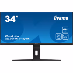 iiyama ProLite XCB3494WQSN-B1 écran plat de PC 34" UltraWide Quad HD Noir