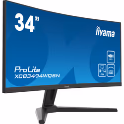 iiyama ProLite XCB3494WQSN-B1 écran plat de PC 34" UltraWide Quad HD Noir