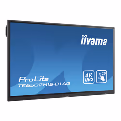 iiyama TE6502MIS-B1AG, Écran plat interactif, 165,1 cm (65"), VA, 3840 x 2160 pixels, Wifi