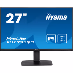 iiyama ProLite XU2793QS-B1, 68,6 cm (27"), 2560 x 1440 pixels, Wide Quad HD, LED, 1 ms, Noir