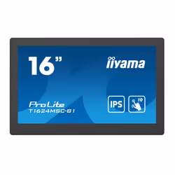 iiyama T1624MSC-B1, Écran plat interactif, 39,6 cm (15.6"), LCD, 1920 x 1080 pixels, 24/7