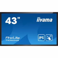 iiyama T4362AS-B1, Écran plat interactif, 108 cm (42.5"), IPS, 3840 x 2160 pixels, 24/7