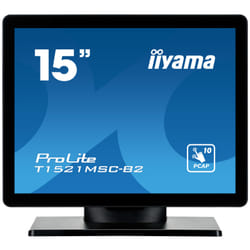 iiyama ProLite T1521MSC-B2 écran plat de PC 15" XGA LED Écran tactile Dessus de table Noir