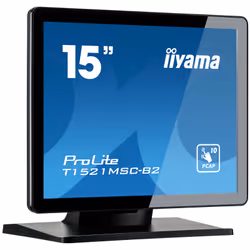 iiyama ProLite T1521MSC-B2 écran plat de PC 15" XGA LED Écran tactile Dessus de table Noir - Vue supplémentaire 5