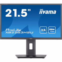 iiyama ProLite XB2283HSU-B1, 54,6 cm (21.5"), 1920 x 1080 pixels, Full HD, LED, 1 ms, Noir
