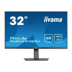 iiyama ProLite XUB3294QSU-B1 écran plat de PC 80 cm (31.5") 2560 x 1440 pixels Wide Quad HD LCD Noir
