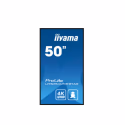 iiyama LH5054UHS-B1AG, Panneau plat de signalisation numérique, 125,7 cm (49.5"), LCD, 3840 x 2160 pixels, Wifi, 24/7