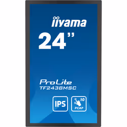 iiyama PROLITE Carte A numérique 24" LED 600 cd/m² Full HD Noir Écran tactile