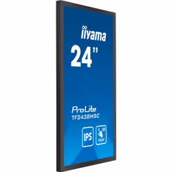 iiyama PROLITE Carte A numérique 24" LED 600 cd/m² Full HD Noir Écran tactile