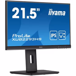 iiyama ProLite XUB2293HS-B5, 54,6 cm (21.5"), 1920 x 1080 pixels, Full HD, LED, 3 ms, Noir