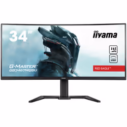 iiyama G-MASTER GB3467WQSU-B5, 86,4 cm (34"), 3440 x 1440 pixels, UltraWide Quad HD, LED, 0,4 ms, Noir