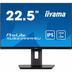 iiyama ProLite XUB2395WSU-B5, 57,1 cm (22.5"), 1920 x 1200 pixels, WUXGA, LCD, 4 ms, Noir
