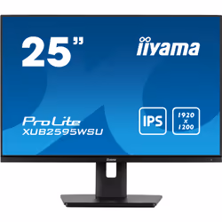 iiyama ProLite XUB2595WSU-B5, 63,5 cm (25"), 1920 x 1200 pixels, WUXGA, LED, 4 ms, Noir