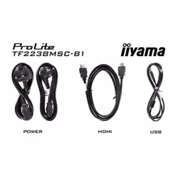 iiyama PROLITE Carte A numérique 22" LED 600 cd/m² Full HD Noir Écran tactile - Vue supplémentaire 14