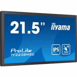iiyama PROLITE Carte A numérique 22" LED 600 cd/m² Full HD Noir Écran tactile - Vue supplémentaire 4