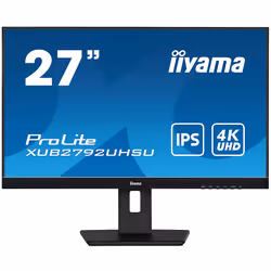iiyama ProLite XUB2792UHSU-B5, 68,6 cm (27"), 3840 x 2160 pixels, 4K Ultra HD, LED, 4 ms, Noir