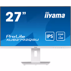 iiyama ProLite XUB2792QSU-W5, 68,6 cm (27"), 2560 x 1440 pixels, Wide Quad HD, LED, 5 ms, Blanc