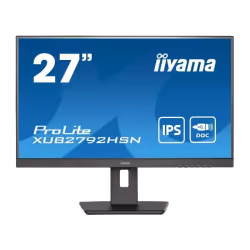 iiyama ProLite XUB2792HSN-B5 (EOL), 68,6 cm (27"), 1920 x 1080 pixels, Full HD, LED, 4 ms, Noir