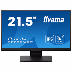 iiyama ProLite T2252MSC-B2, 54,6 cm (21.5"), 1920 x 1080 pixels, Full HD, LCD, 5 ms, Noir