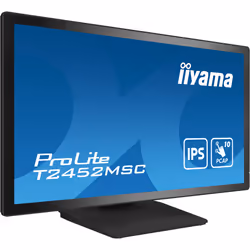 iiyama ProLite T2452MSC-B1 écran plat de PC 23.8" Full HD LCD Écran tactile Multi-utilisateur Noir